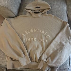 Fear of God Essentials hoodie dusty grey